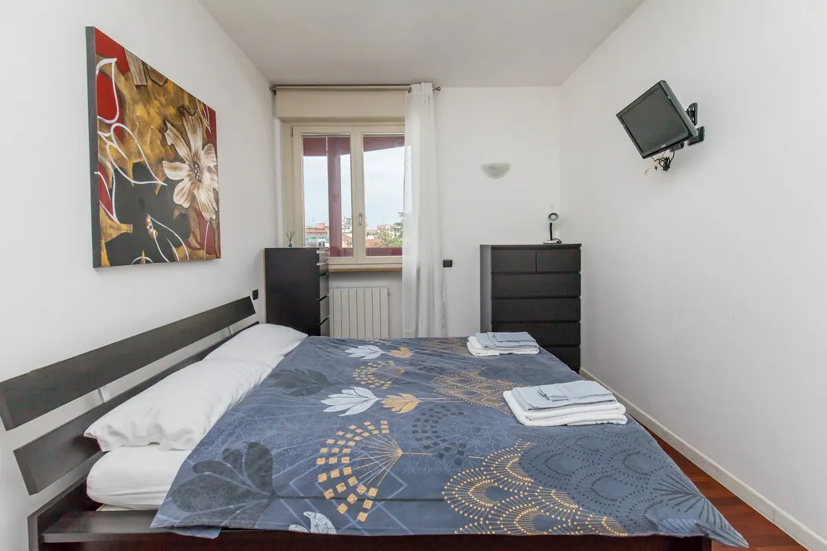 Casa Porpora, camera da letto 2 — appartamento a Città Studi, Milano