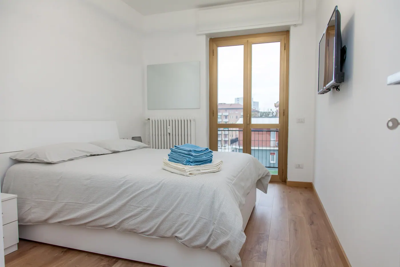 Casa Savoldo، غرفة النوم — شقة في Bicocca، ميلانو
