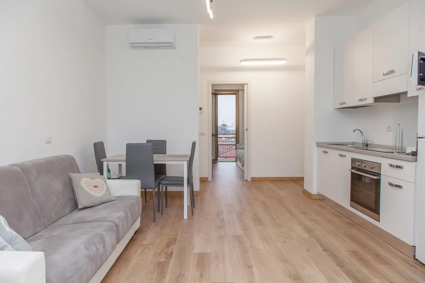 Casa Savoldo, soggiorno con cucina 3 — appartamento a Bicocca, Milano