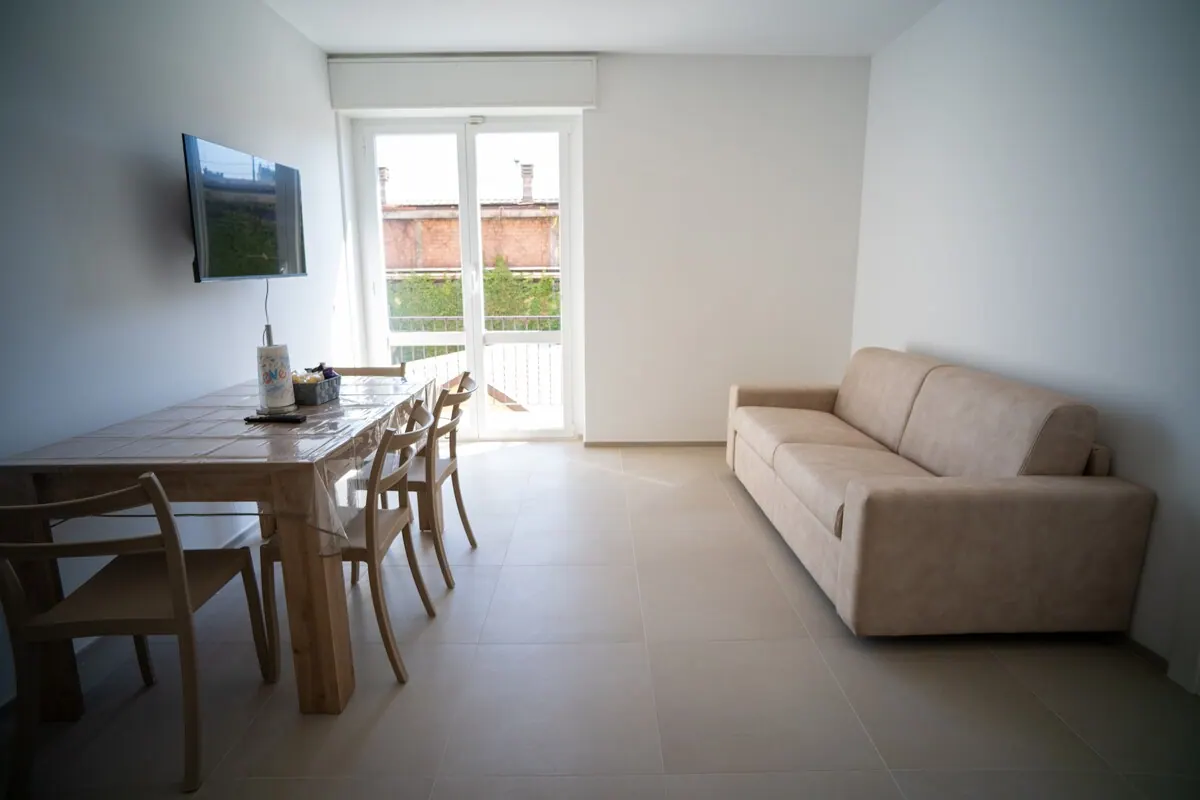 Nevoso 16, Wohnzimmer 1 — Apartment in Lambrate, Mailand