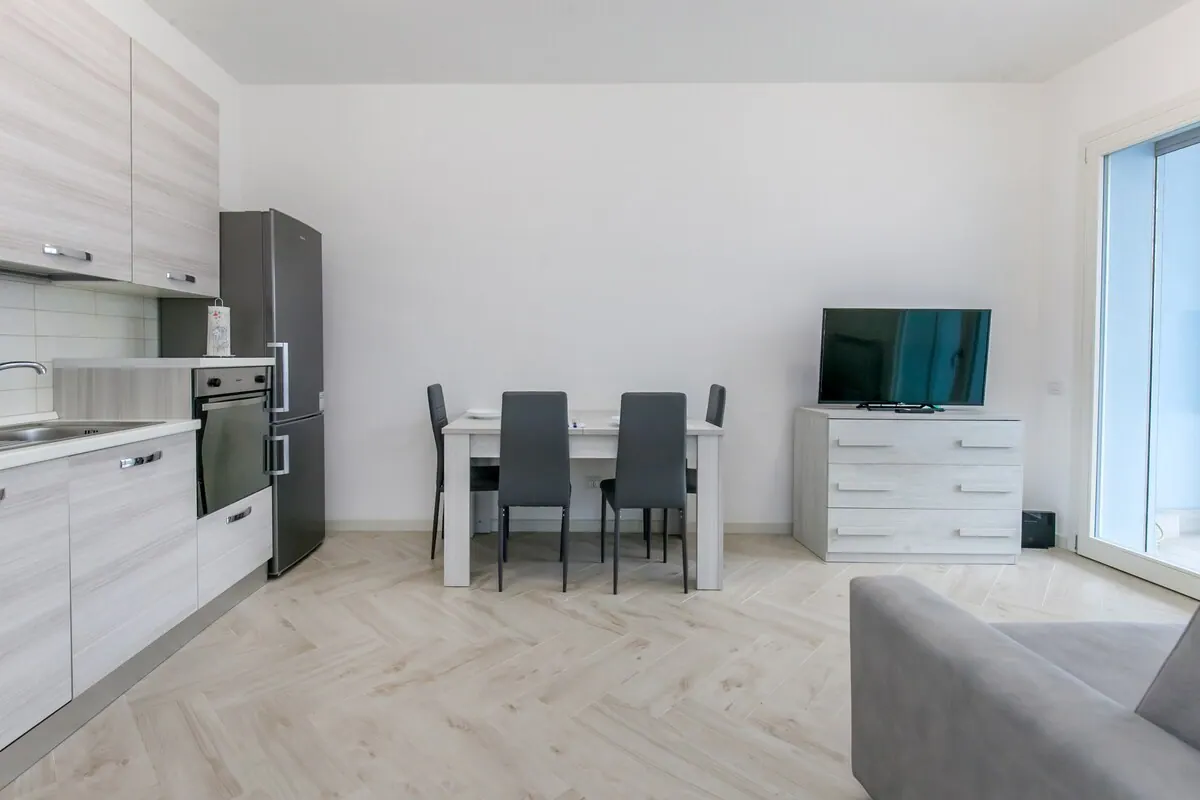 Torre Diamante 72, soggiorno con cucina 5 — appartamento a Bicocca, Milano